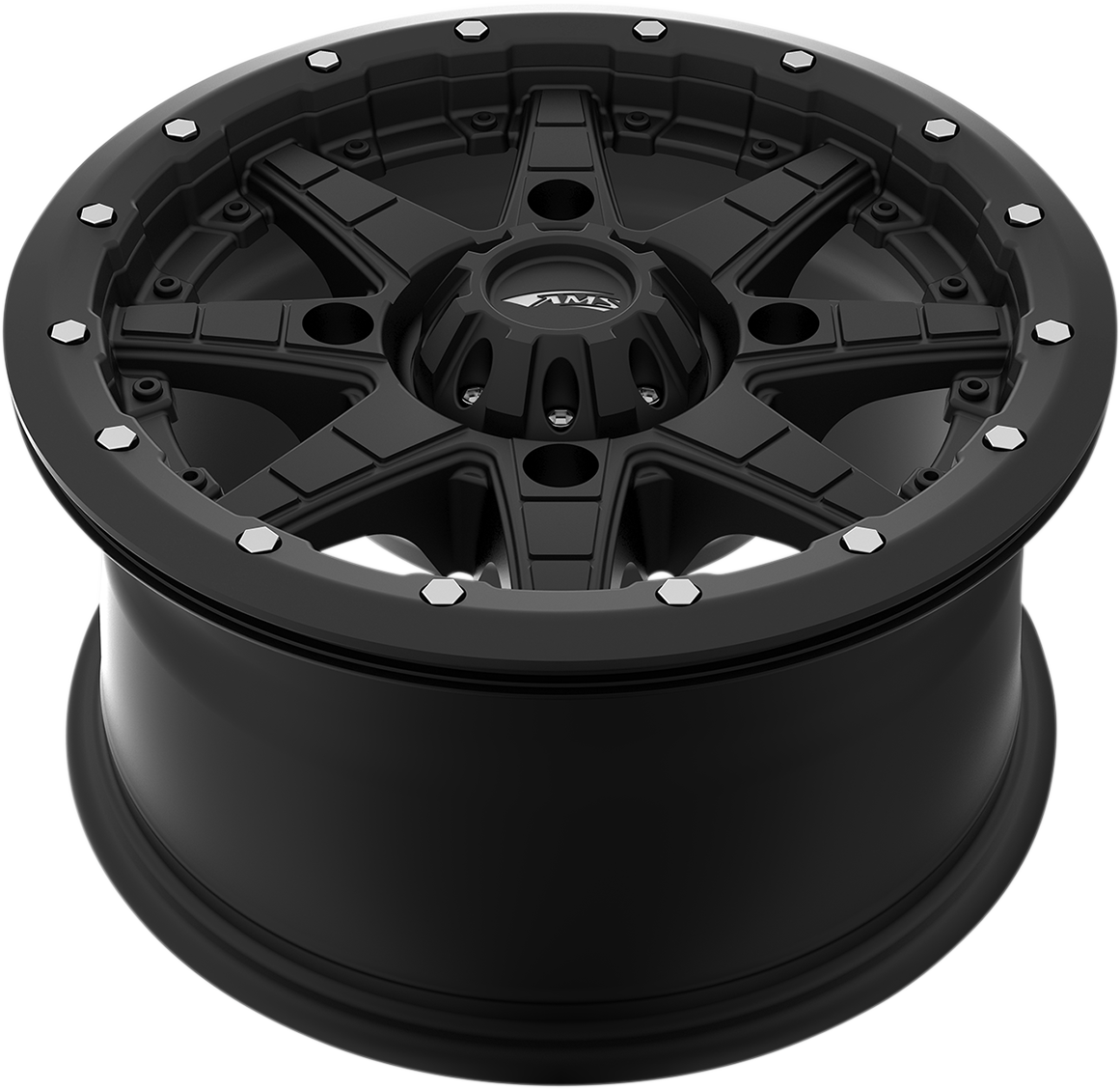 AMS Roll'n 106 Wheel - Front/Rear - Black - 14x7 - 4/156 - 5+2 4754-046AS