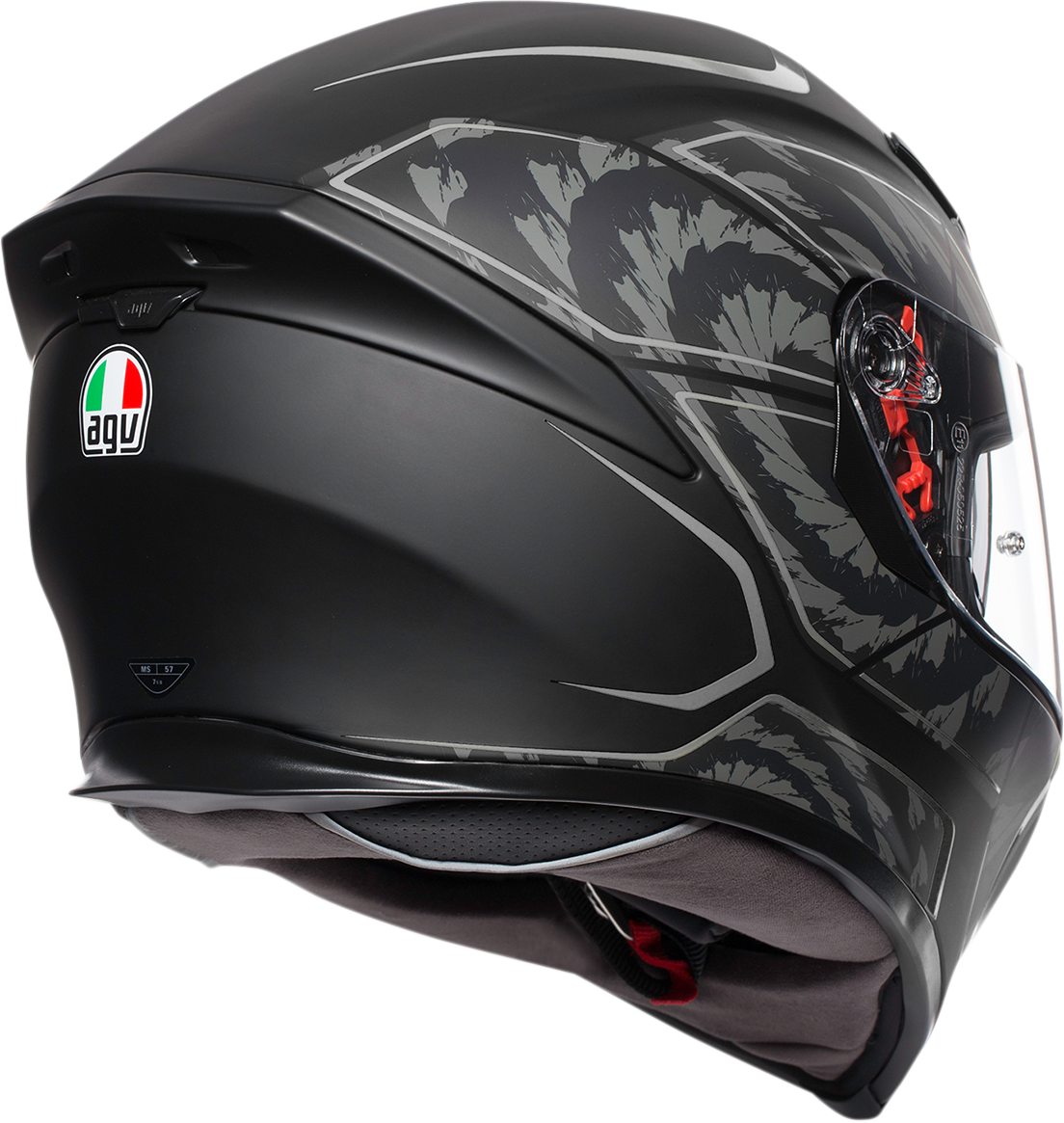 AGV K5 S Helmet - Tornado - Black/Silver - 2XL 210041O2MY00511
