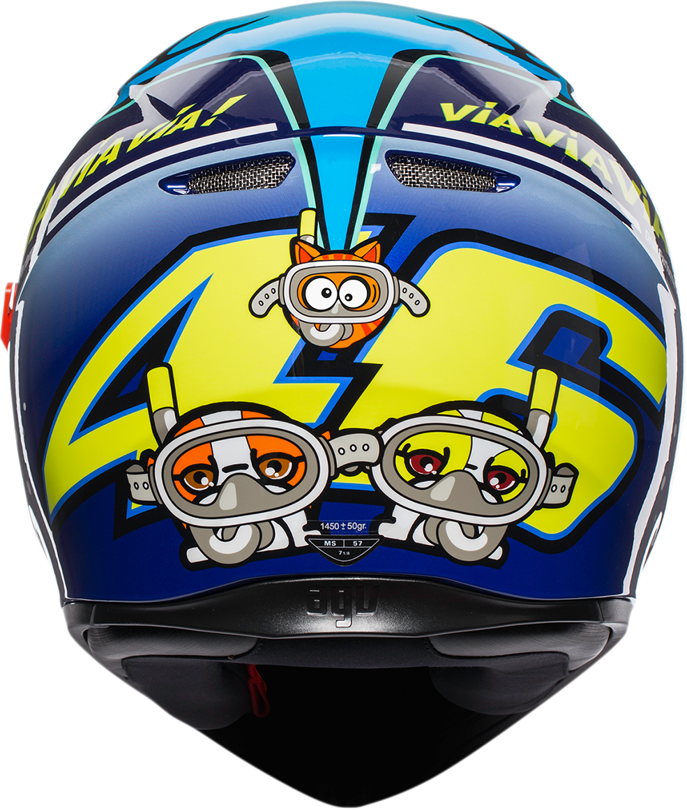 AGV K3 SV Helmet - Rossi Misano 2015 - ML 210301O0MY00408