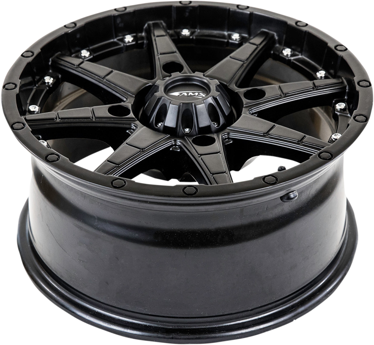 AMS Roll'n 105 Wheel - Front/Rear - Black - 14x7 - 4/156 - 5+2 4751-046AS