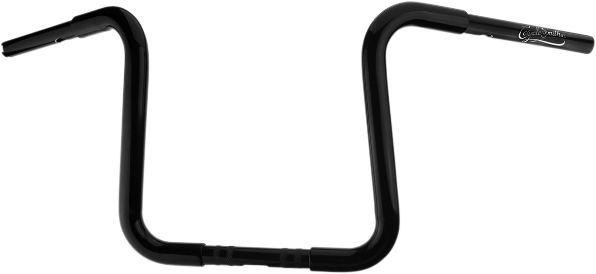 CYCLESMITHS Handlebar - California Ape - 12"  - TBW - Heated Grips - Black 113CA12TBWBPH