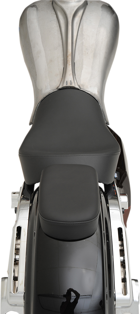 DRAG SPECIALTIES Solo Seat - Smooth - Ness Winged Tank - FL '08-'22 0801-1067