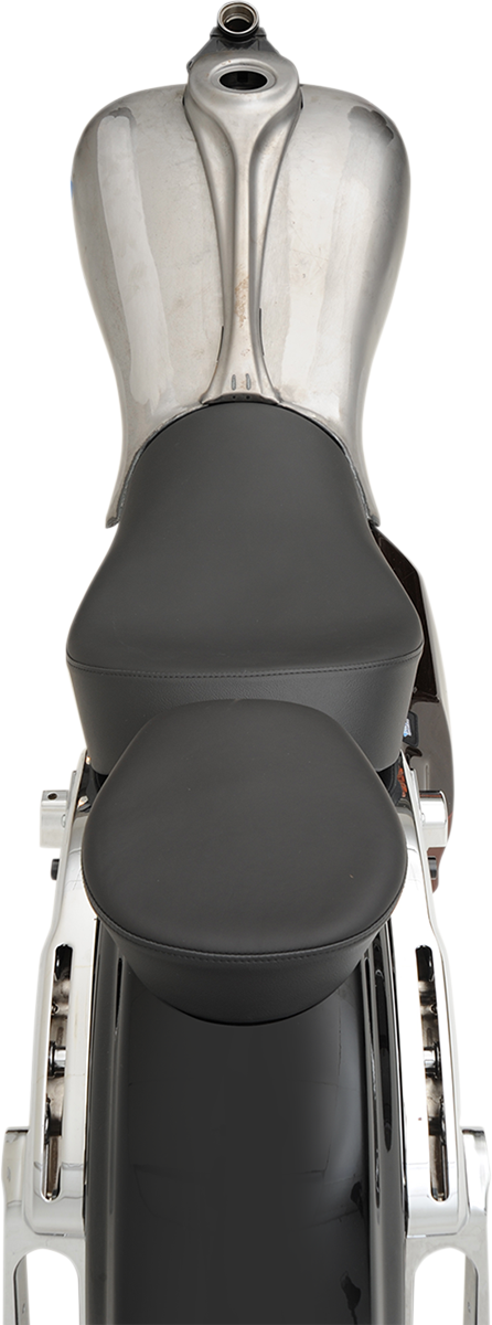 DRAG SPECIALTIES Solo Seat - Smooth - Ness Winged Tank - FL '08-'22 0801-1067