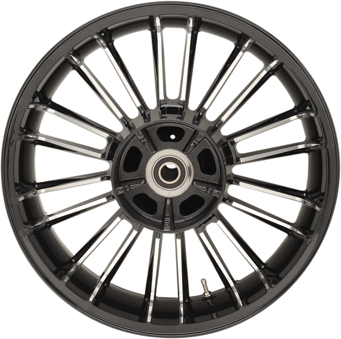 COASTAL MOTO Rear Wheel - Atlantic 3D - Single Disc/No ABS - Black - 18"x5.50" - '09+ FL 3D-ATL185BC
