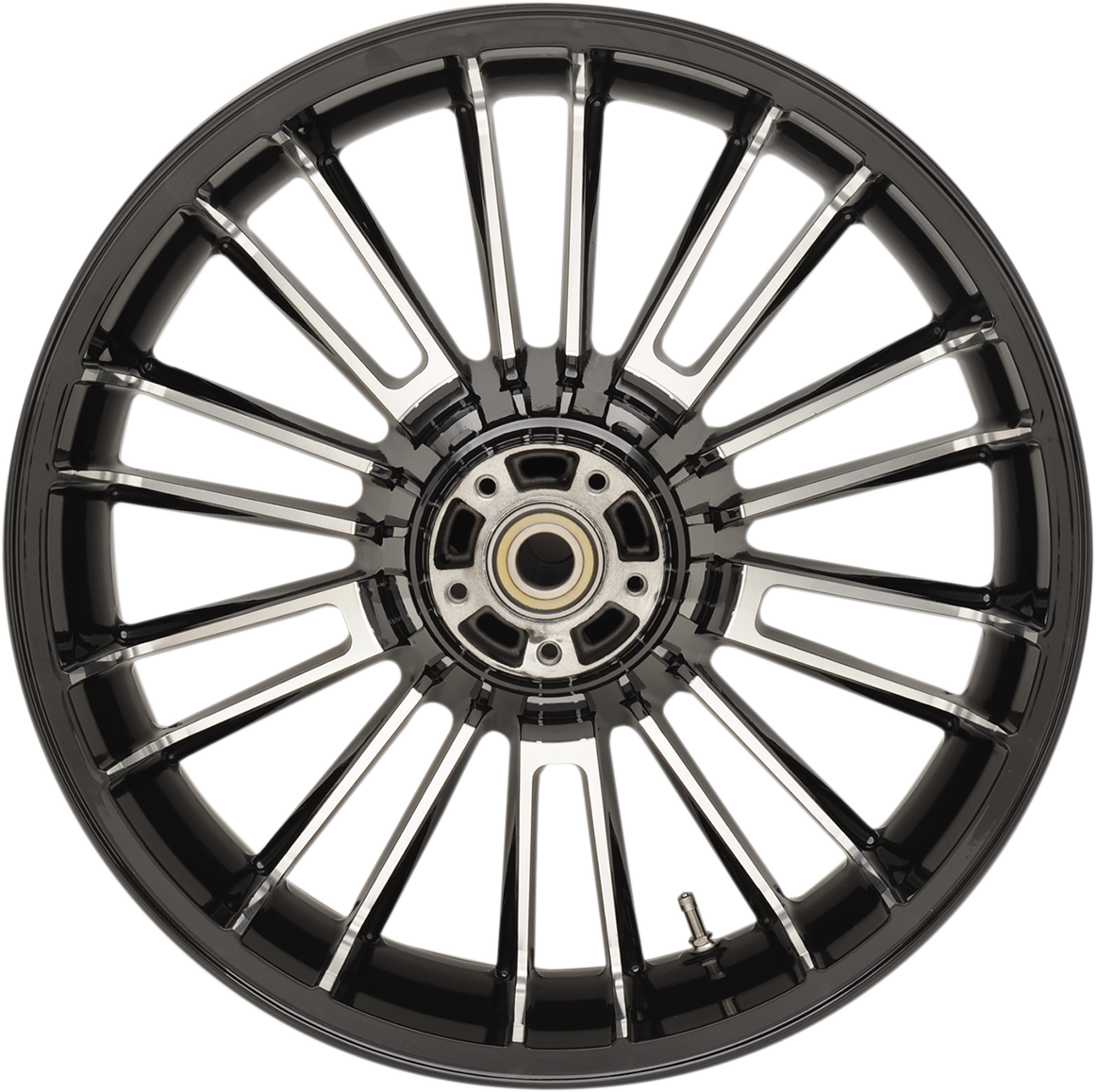 COASTAL MOTO Rear Wheel - Atlantic 3D - Single Disc/No ABS - Black - 18"x5.50" - '09+ FL 3D-ATL185BC