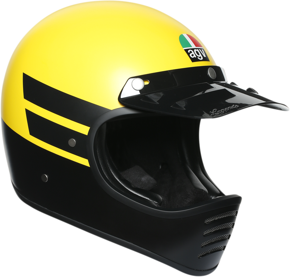AGV X101 Helmet - Dust - Yellow/Black - Small 21770152N000210
