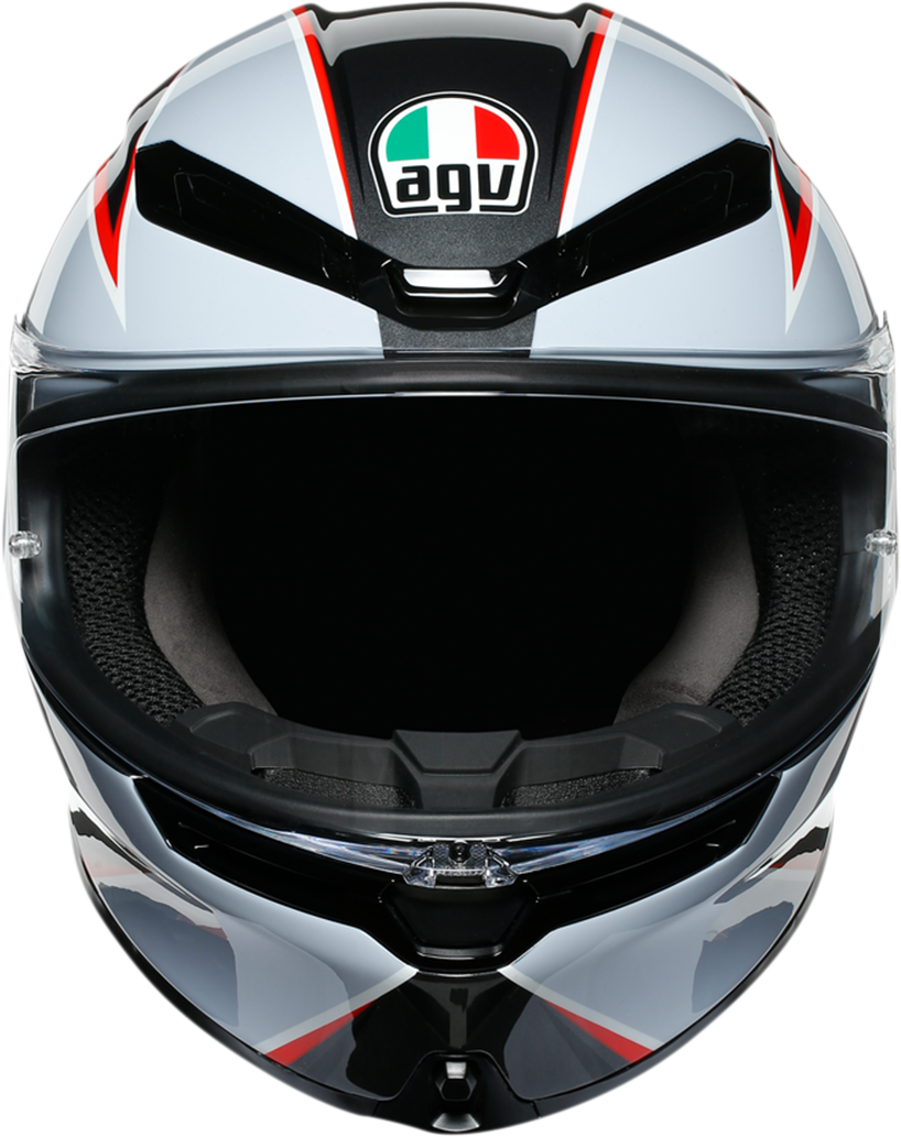AGV K6 Helmet - Flash - Black/Gray/Red - 2XL 216301O2MY01011
