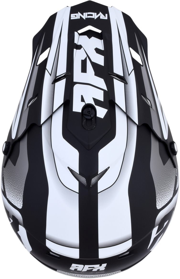 AFX FX-17 Helmet - Force - Matte Black/White - Medium 0110-5198