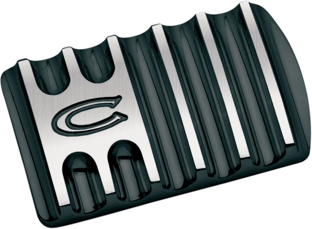 COVINGTONS Brake Pedal - Finned -  Black C1042-B
