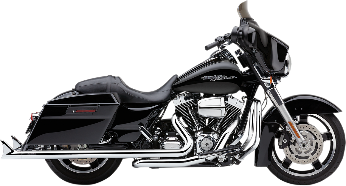 COBRA Dual Speedster Exhaust - Chrome - Fishtail -  '10-'16 Dresser 6974