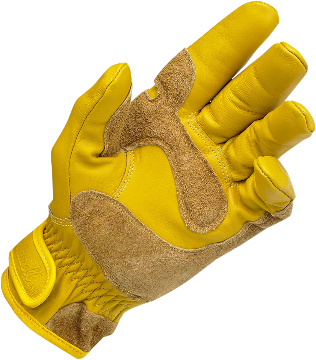 BILTWELL Work Gloves - Gold - Medium 1503-0707-003