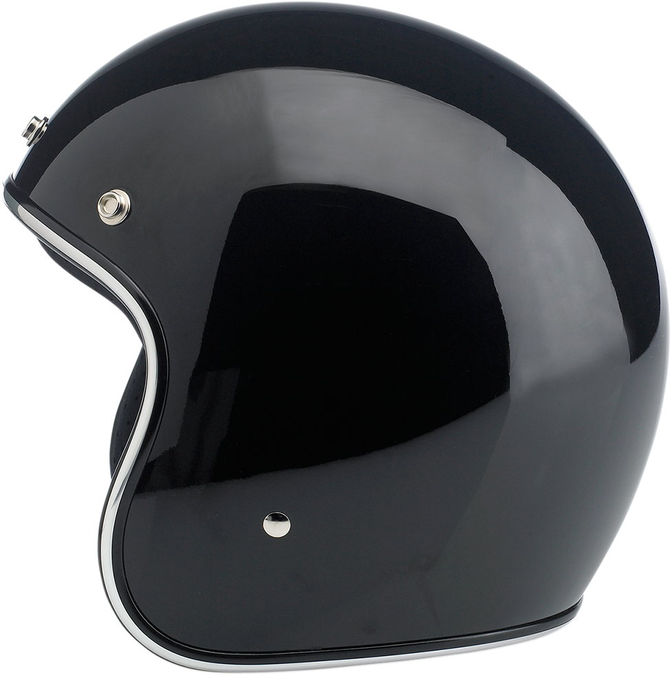 BILTWELL Bonanza Helmet - Gloss Black - 2XL 1001-101-206