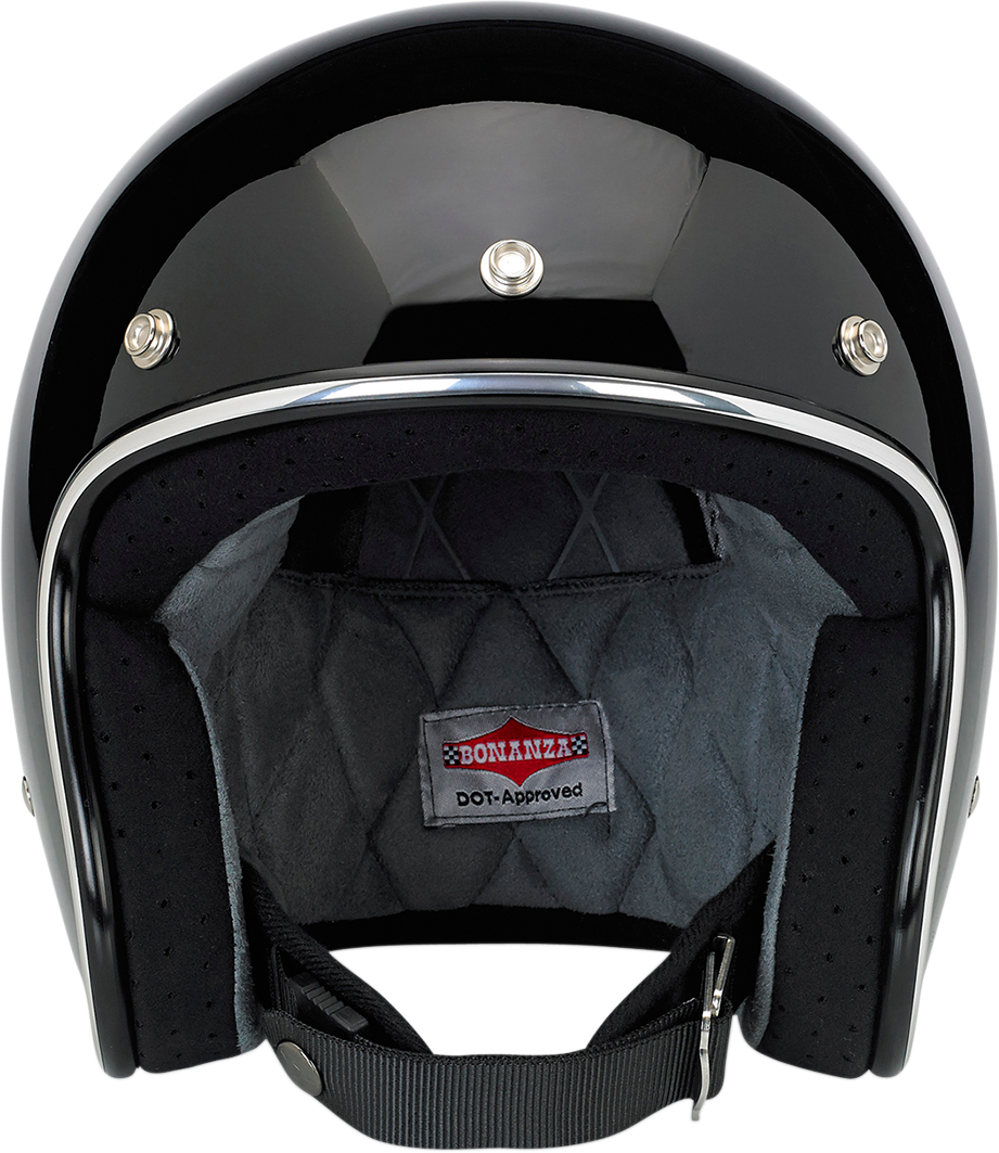 BILTWELL Bonanza Helmet - Gloss Black - Small 1001-101-202