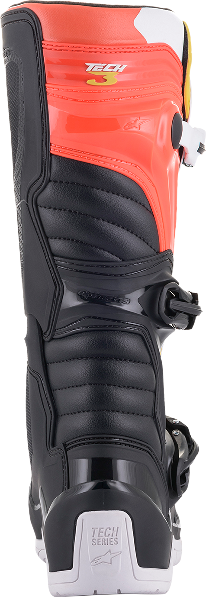 ALPINESTARS Tech 3 Boots - Black/White/Orange - US 14 2013018-1238-14