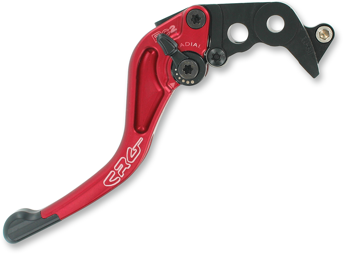 CRG Clutch Lever - RC2 - Short - Red 2RN-611-H-R