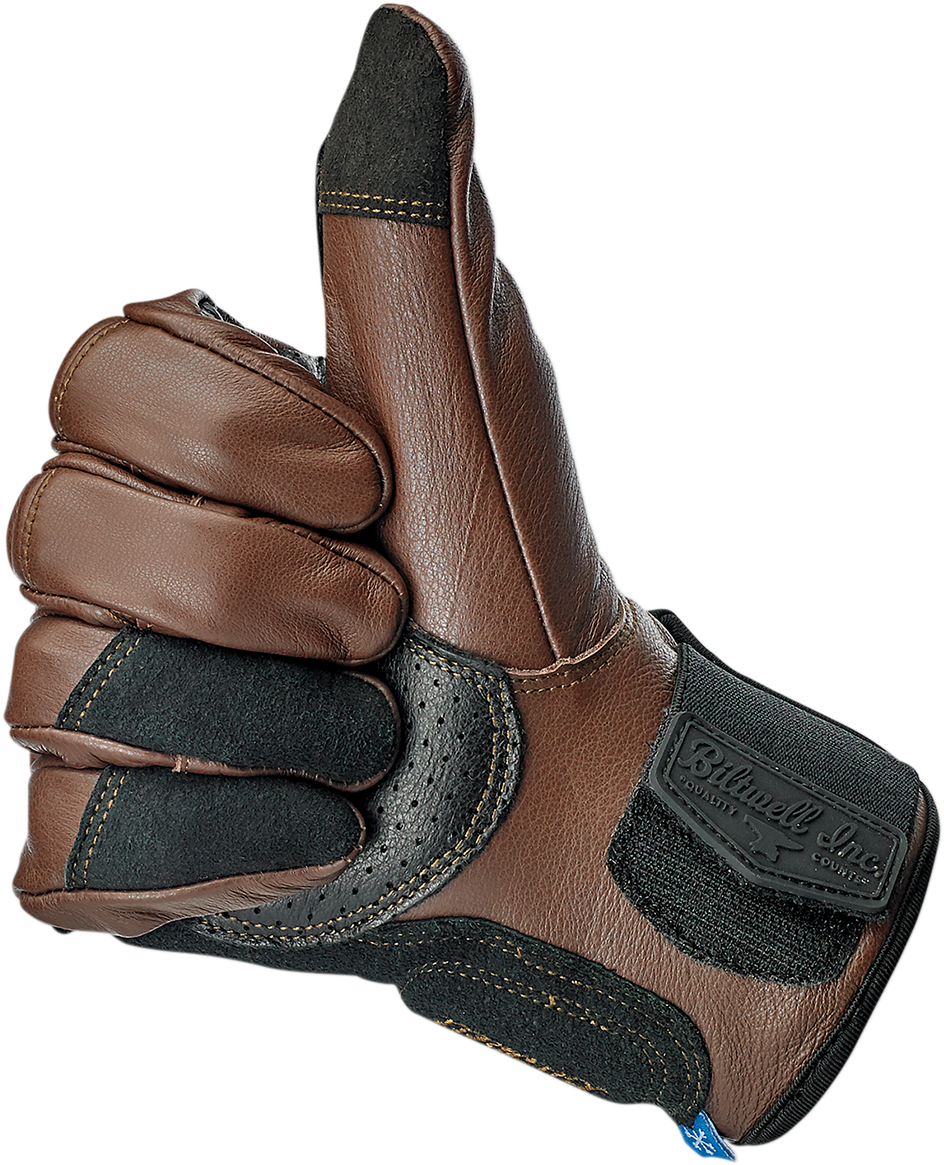 BILTWELL Belden Gloves - Chocolate - 2XL 1505-0201-306