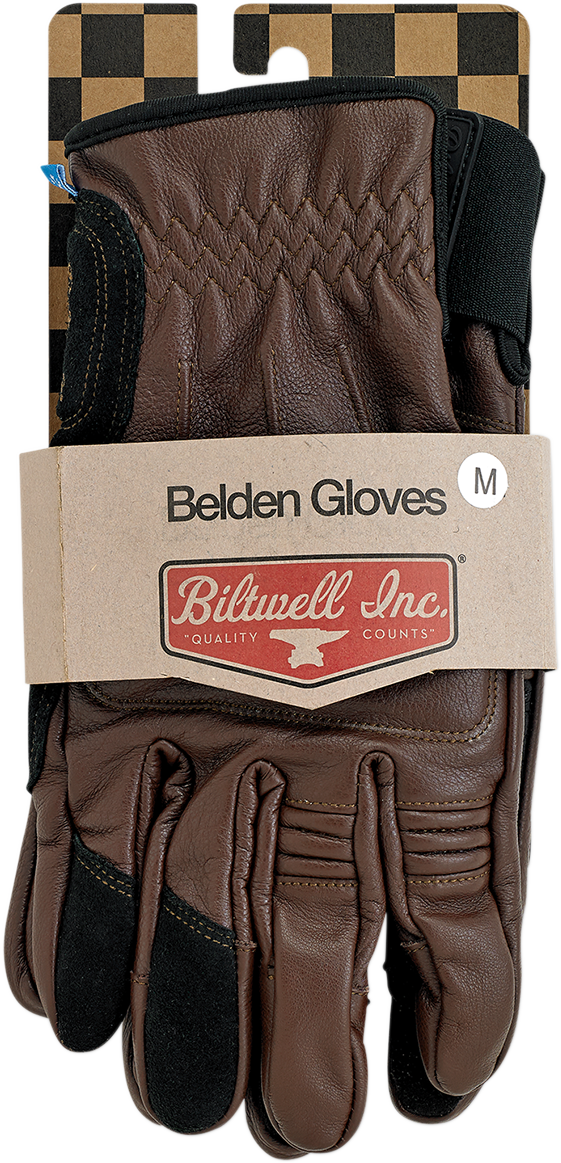 BILTWELL Belden Gloves - Chocolate - 2XL 1505-0201-306
