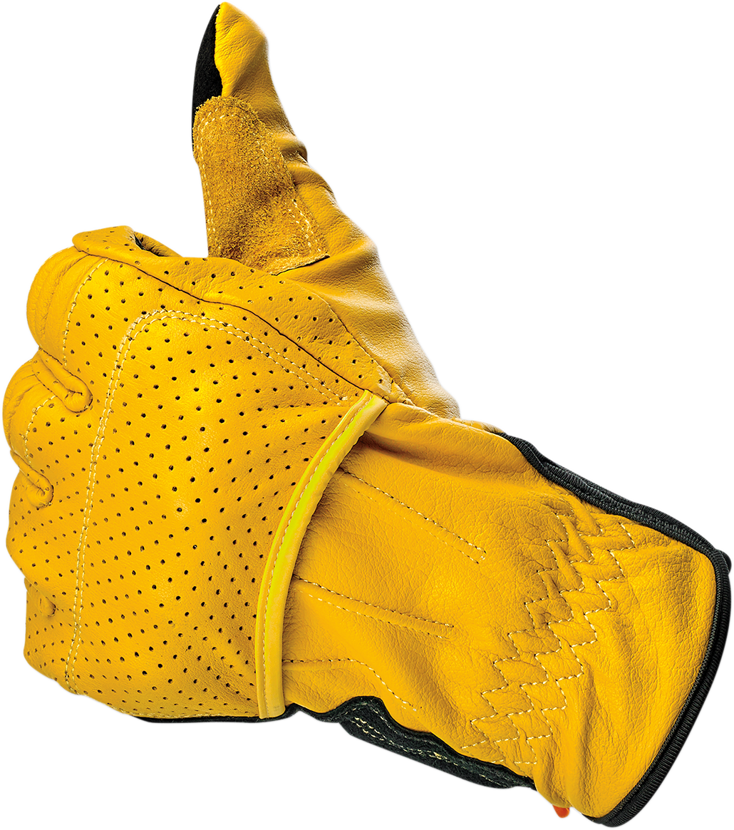 BILTWELL Borrego Gloves - Gold -Medium 1506-0701-303
