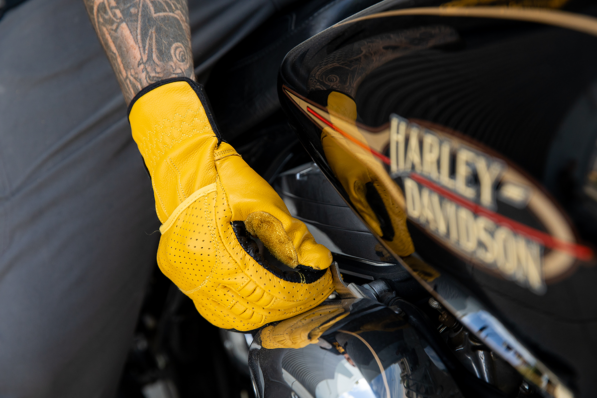 BILTWELL Borrego Gloves - Gold -Medium 1506-0701-303