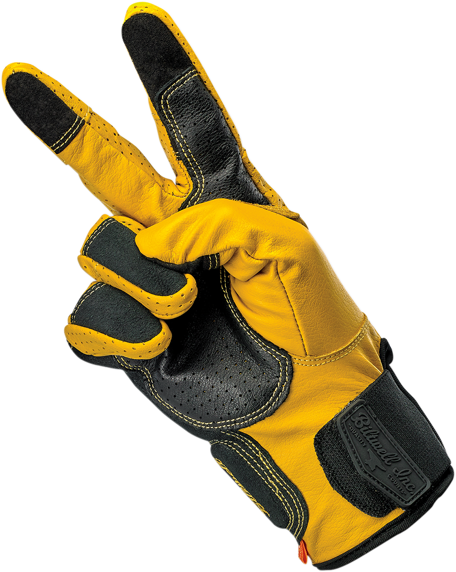 BILTWELL Borrego Gloves - Gold - 2XL 1506-0701-306