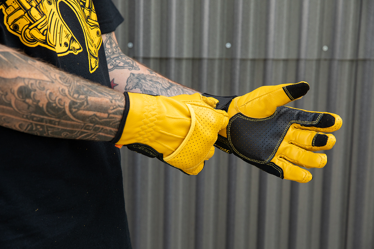 BILTWELL Borrego Gloves - Gold - 2XL 1506-0701-306