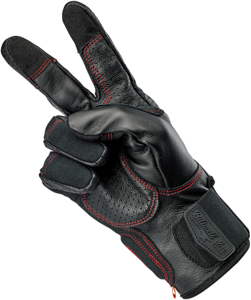 BILTWELL Borrego Redline Gloves - Large 1506-0108-304