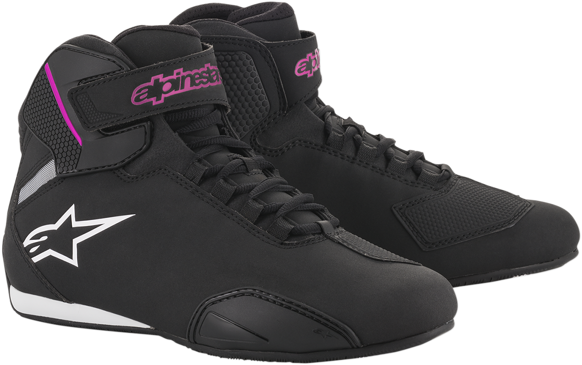 ALPINESTARS Women's Sektor Shoes - Black/Pink - US 11.5 2515719103911.5