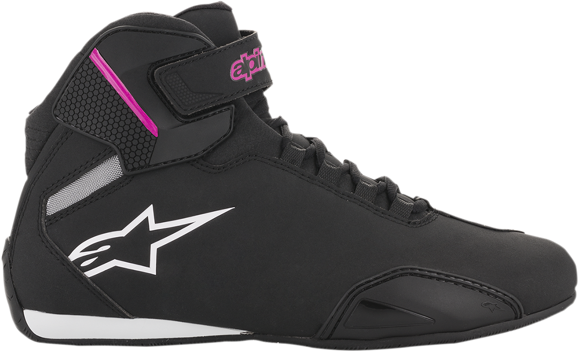 ALPINESTARS Women's Sektor Shoes - Black/Pink - US 11.5 2515719103911.5