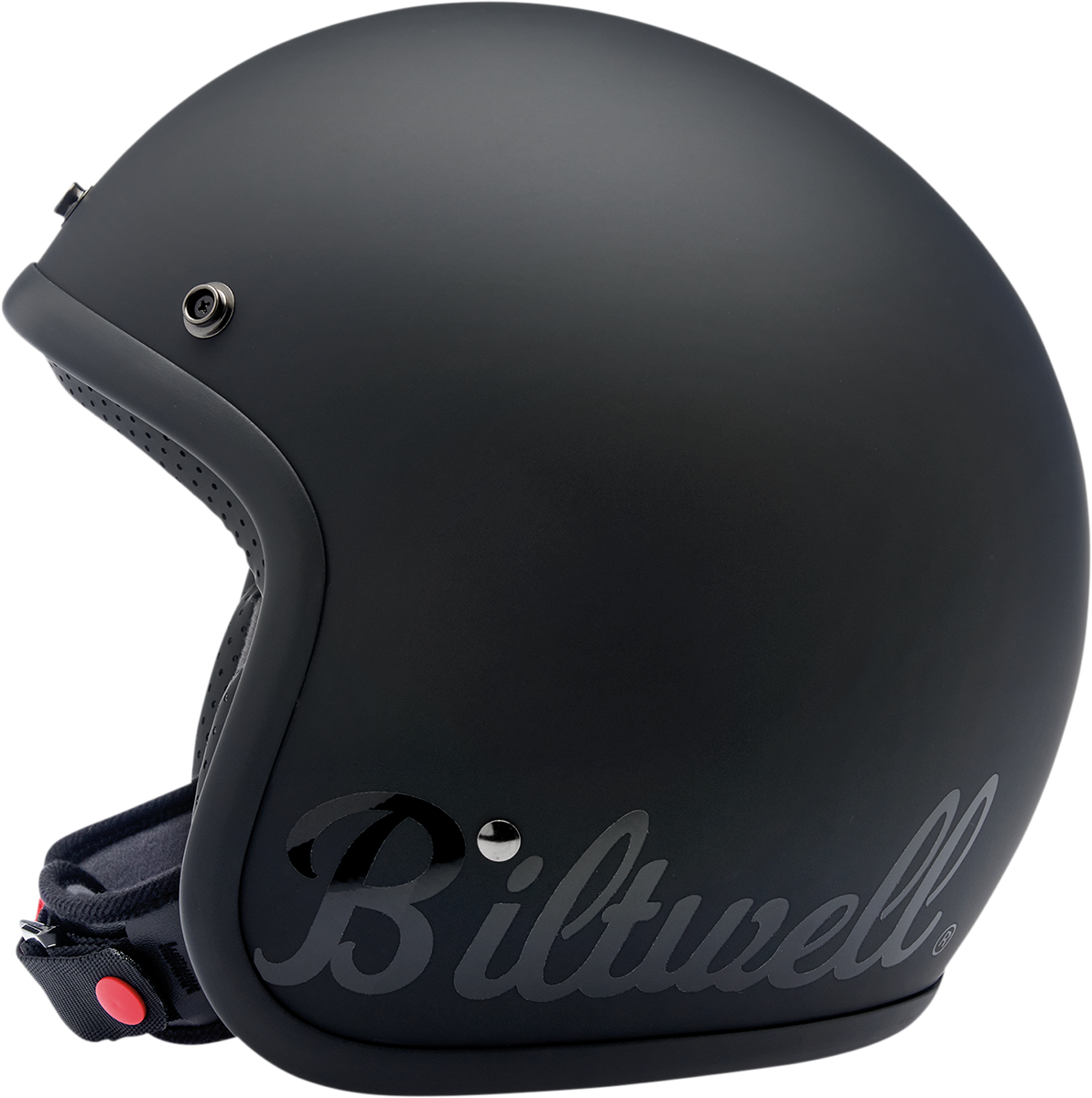 BILTWELL Bonanza Helmet - Flat Black Factory - XS 1001-638-201