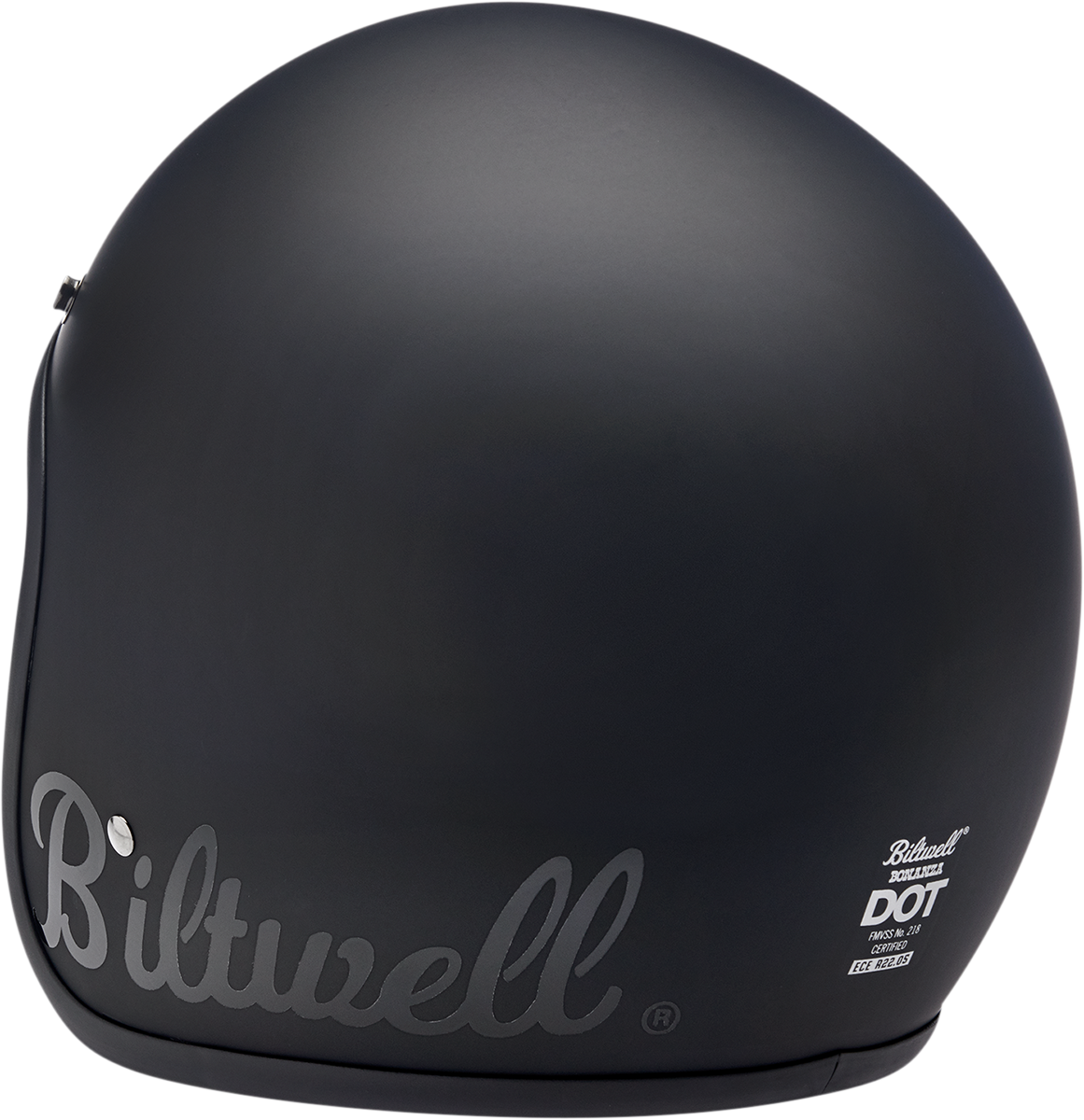 BILTWELL Bonanza Helmet - Flat Black Factory - XS 1001-638-201