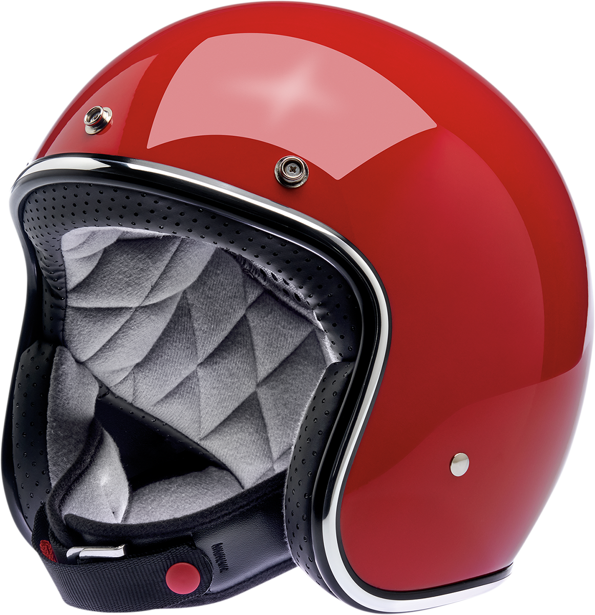 BILTWELL Bonanza Helmet - Gloss Blood Red - XL 1001-137-205