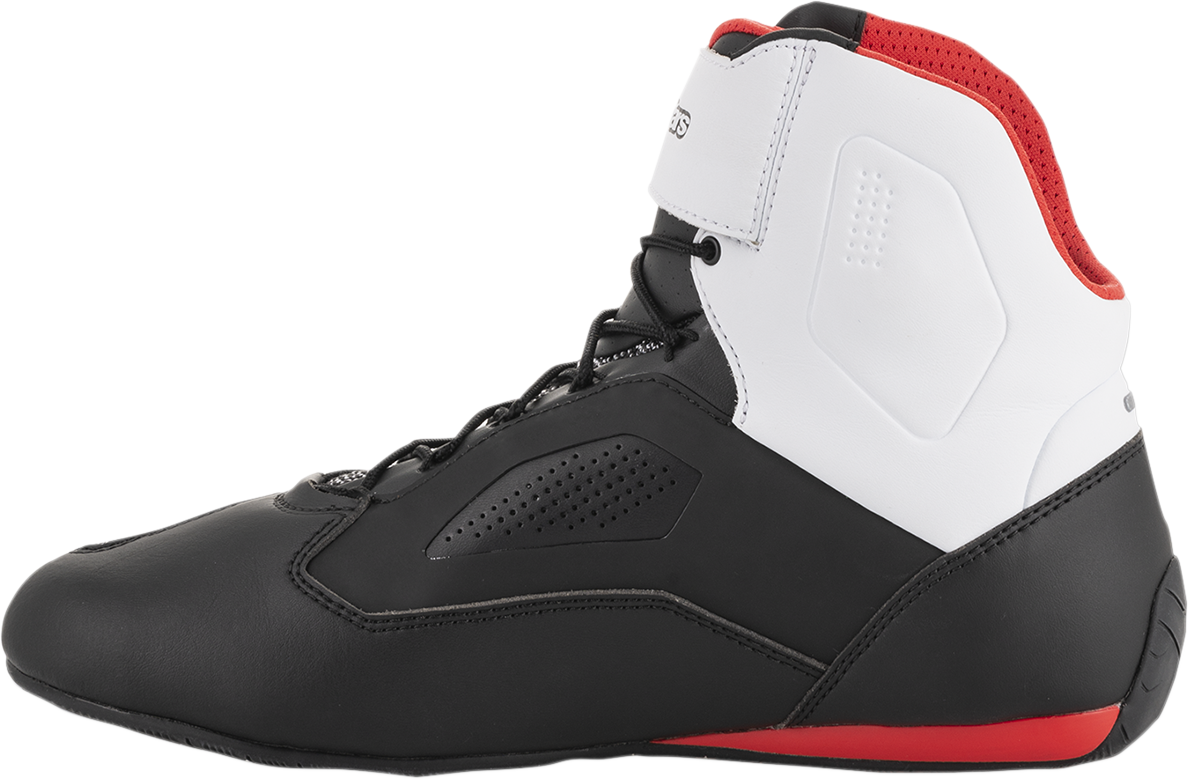 ALPINESTARS Faster-3 Rideknit Shoes - Black/White/Red - US 10.5 2510319123-10.5
