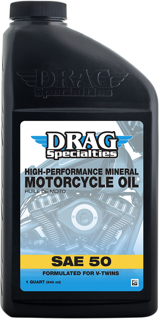 DRAG SPECIALTIES OIL Engine Oil - SAE 50 - 1 U.S. quart 198922