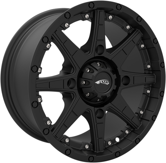 AMS Roll'n 105 Wheel - Front/Rear - Black - 14x7 - 4/137 - 5+2 4750-046AS