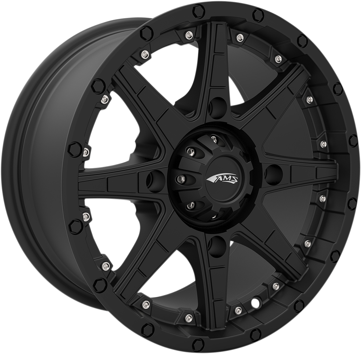 AMS Roll'n 105 Wheel - Front/Rear - Black - 15x7 - 4/110 - 5+2 5706-046AS