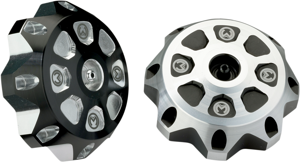 MOOSE RACING Gas Cap - Aluminum - Silver DT-09-01SB
