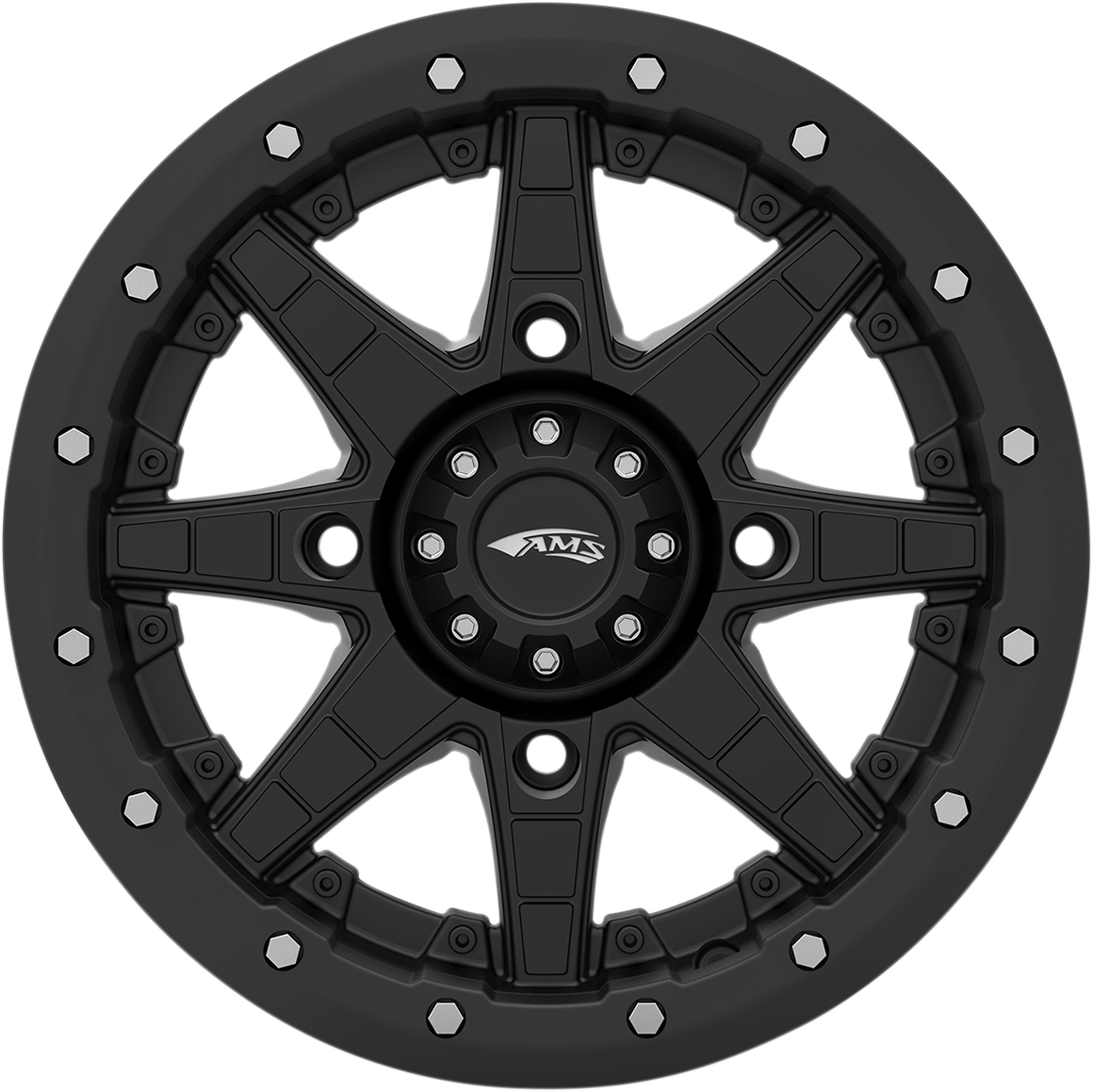 AMS Roll'n 106 Wheel - Front/Rear - Black - 14x7 - 4/110 - 5+2 4752-046AS