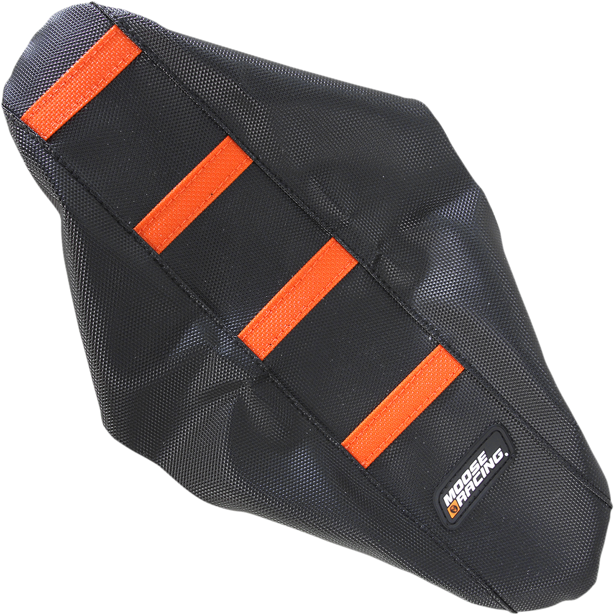 MOOSE RACING Ribbed Seat Cover - Black Cover/Orange Ribs - KTM KTM5009-336RT