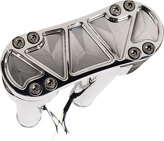 ACCUTRONIX Risers - Threaded - 10" - Chrome HR2210-C