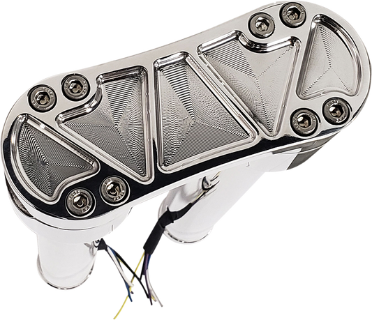ACCUTRONIX Risers - Threaded - 12" - Chrome HR2212-C