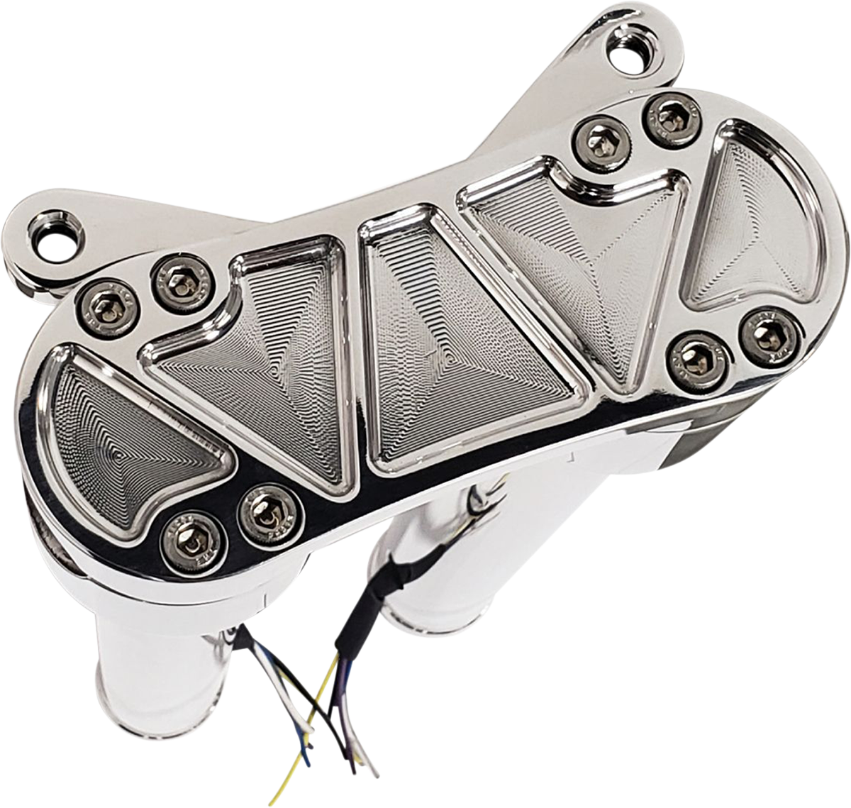 ACCUTRONIX Risers - Threaded - 12" - Gauge Mount - Chrome HR2212-MC