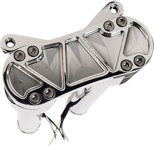ACCUTRONIX Risers - Threaded - 12" - Gauge Mount - Chrome HR2212-MC