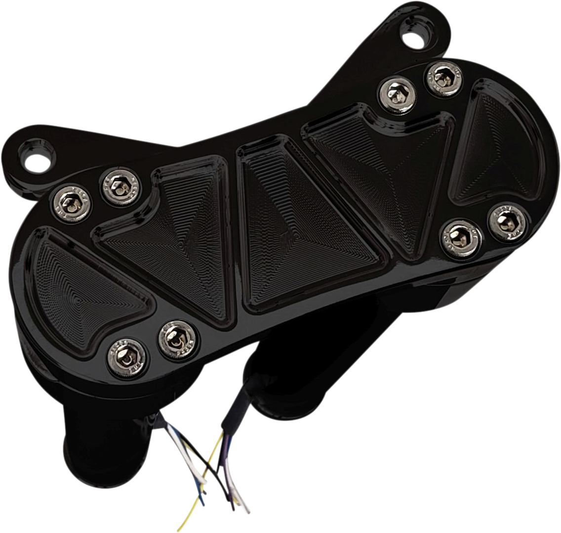 ACCUTRONIX Risers - Threaded - 10" - Gauge Mount - Black HR2210-MB