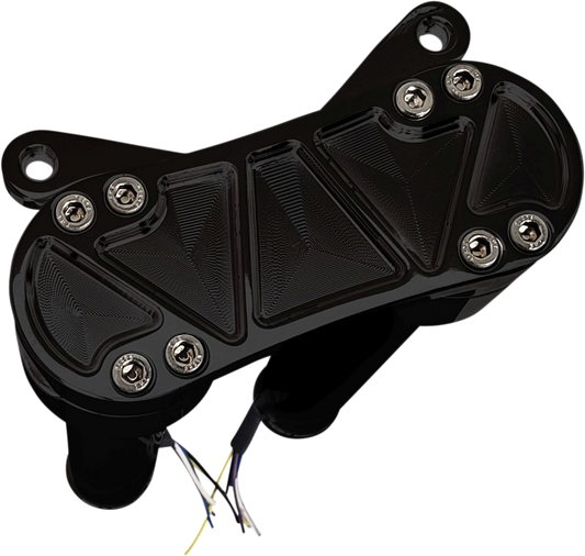 ACCUTRONIX Risers - Threaded - 10" - Gauge Mount - Black HR2210-MB