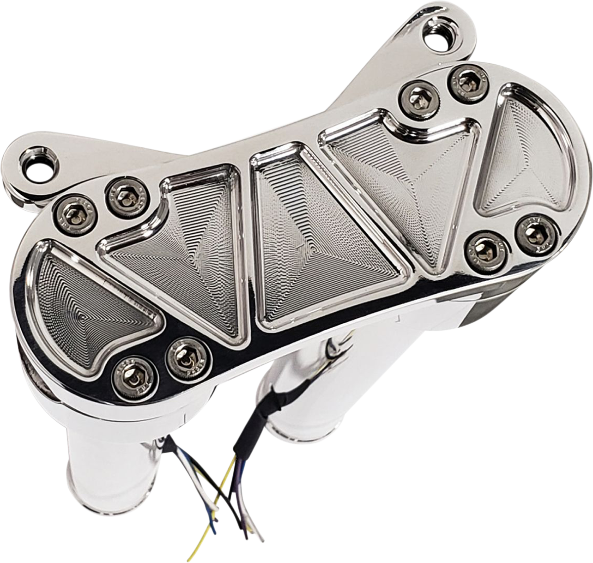 ACCUTRONIX Risers - Threaded - 10" - Gauge Mount - Chrome HR2210-MC
