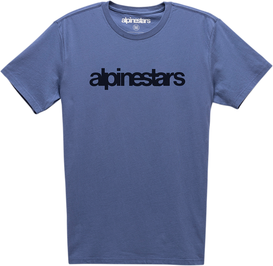 ALPINESTARS Heritage Word T-Shirt - Blue - Medium 12107300672M