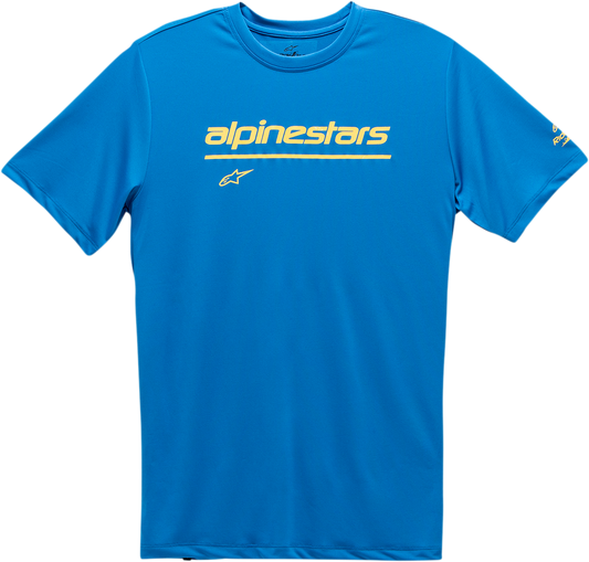 ALPINESTARS Tech Line Up Performance T-Shirt - Bright Blue - Medium 121173800760M