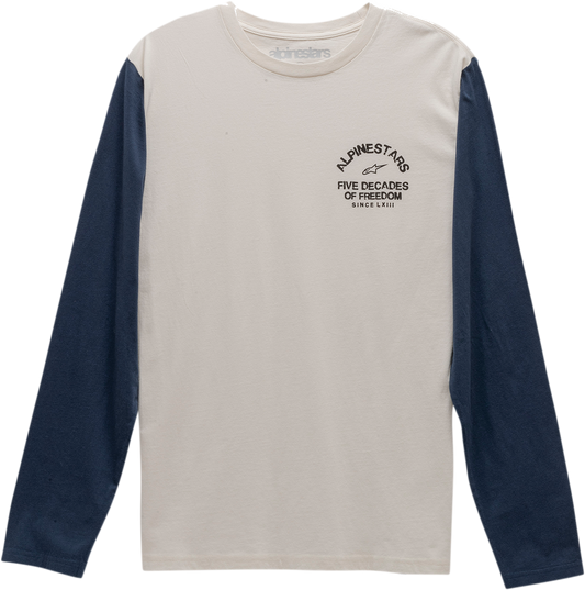 ALPINESTARS Decades Long-Sleeve T-Shirt - Natural - Medium 12117400991M