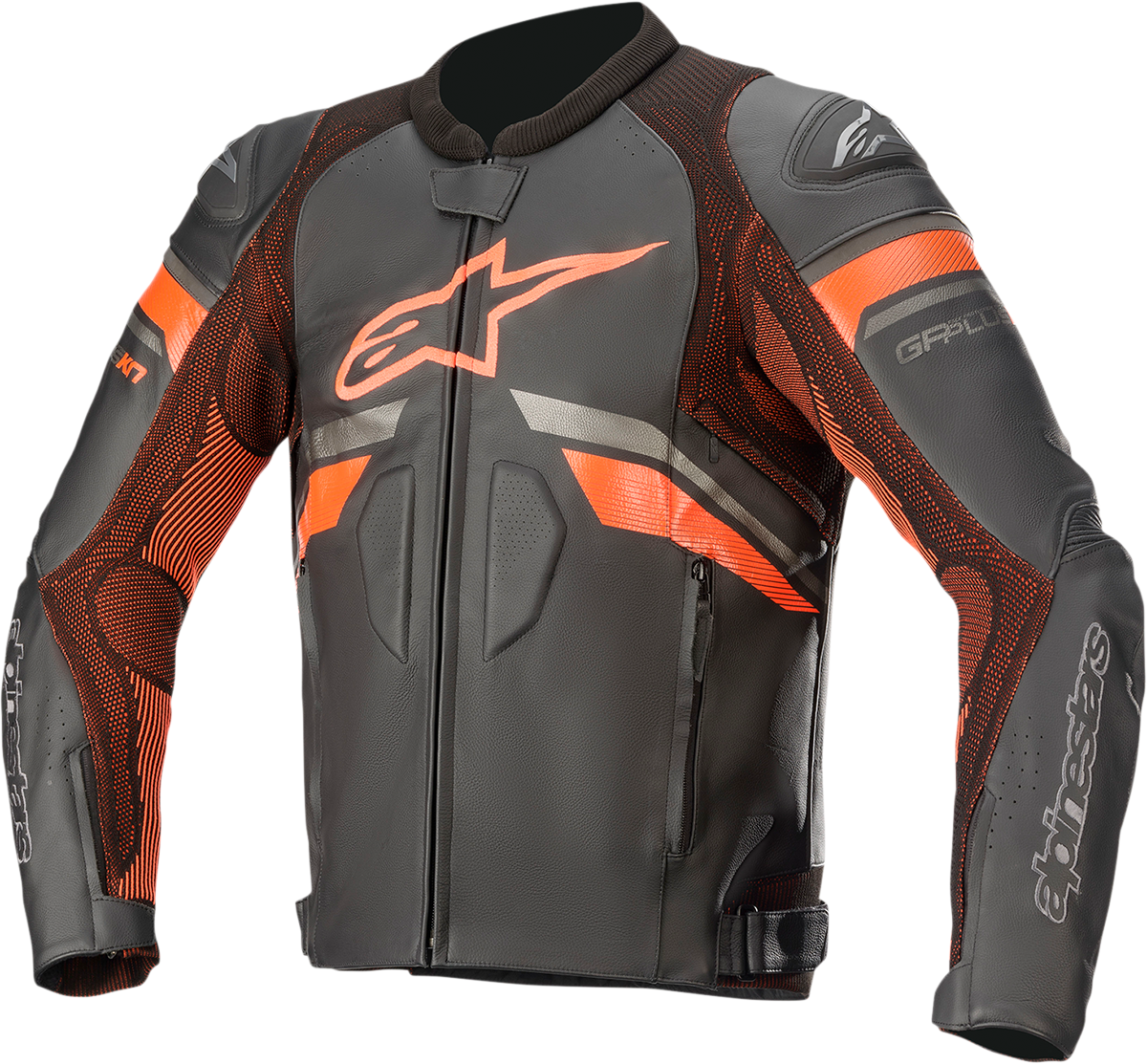 ALPINESTARS GP Plus R v3 Rideknit? Leather Jacket
 - Black/Red Fluo - US 38 / EU 48 3100321-1030-48