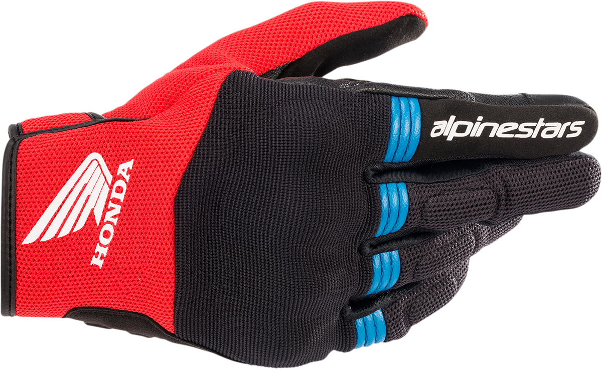 ALPINESTARS Honda Copper Gloves - Black/Red - Small 3568321-1317-S